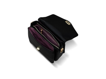 Сумка женская BUGATTI Ella, чёрная, полиуретан, 29х10х22 см Сумка женская BUGATTI Ella, чёрная, полиуретан, 29х10х22 см