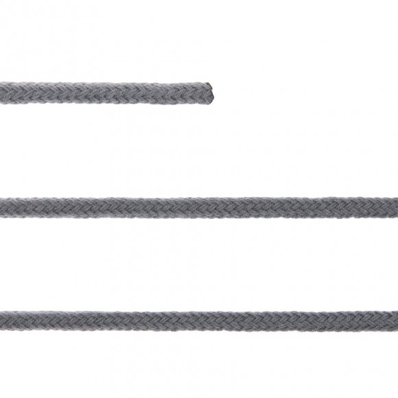 Круглый шнур Lasso S, серый, 20 см