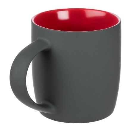 Кружка Surprise Touch с покрытием софт-тач, красная Кружка Surprise Touch с покрытием софт-тач, красная