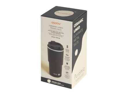 Вакуумная термокружка с керамическим покрытием Pick-Up, 650 мл, черный Вакуумная термокружка с керамическим покрытием Pick-Up, 650 мл, черный