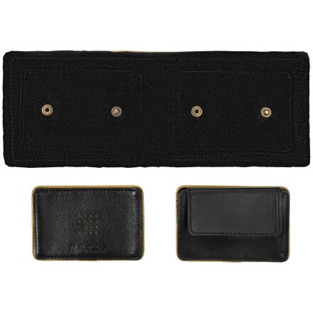 Кошелек Partinico, черный с золотистым Кошелек Partinico, черный с золотистым