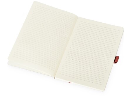 Блокнот Sevilia Soft, гибкая обложка из крафта A5, 80 листов, крафтовый/красный Блокнот Sevilia Soft, гибкая обложка из крафта A5, 80 листов, крафтовый/красный