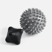 Набор массажных мячей для MФР Relaxify, черный с серым Набор массажных мячей для MФР Relaxify, черный с серым
