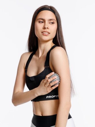 Набор массажных мячей для MФР Relaxify, черный с серым Набор массажных мячей для MФР Relaxify, черный с серым