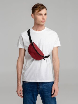 Поясная сумка Handy Dandy, бордовая Поясная сумка Handy Dandy, бордовая