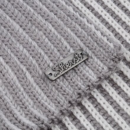 Шапка Nobilis, белая с серым Шапка Nobilis, белая с серым