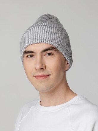 Шапка Nobilis, белая с серым Шапка Nobilis, белая с серым