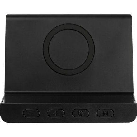 Станция беспроводной зарядки с часами Electron, ver.2, черная Станция беспроводной зарядки с часами Electron, ver.2, черная