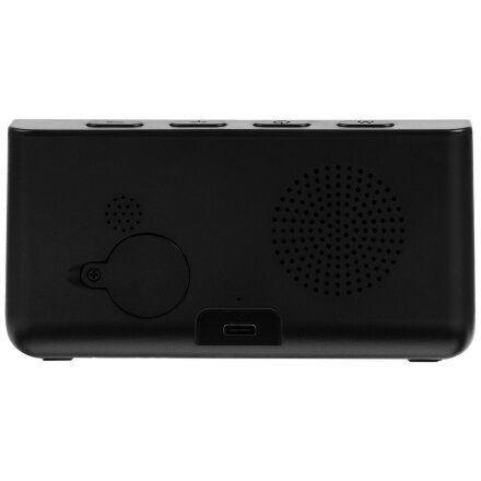 Станция беспроводной зарядки с часами Electron, ver.2, черная Станция беспроводной зарядки с часами Electron, ver.2, черная