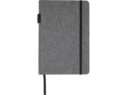 Блокнот Orin, формат А5, из переработанного ПЭТ, серый яркий Блокнот Orin, формат А5, из переработанного ПЭТ, серый яркий