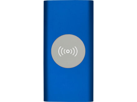 Беспроводное портативное зарядное устройство емкостью 8000 мАч Juice, синий Беспроводное портативное зарядное устройство емкостью 8000 мАч Juice, синий