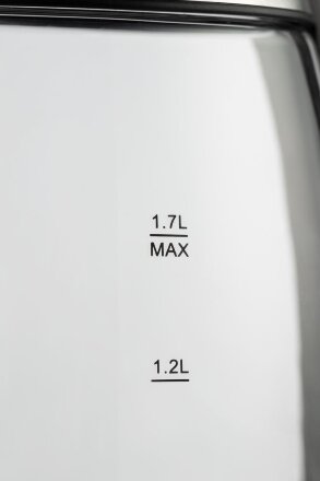 Электрический чайник Lumimore, стеклянный, серебристо-черный Электрический чайник Lumimore, стеклянный, серебристо-черный