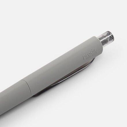 Ручка шариковая Prodir DS8 PRR-T Soft Touch, серая Ручка шариковая Prodir DS8 PRR-T Soft Touch, серая