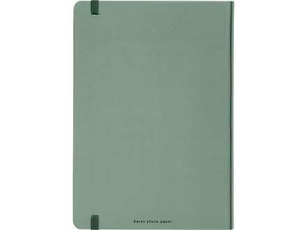 Блокнот в твердом переплете Karst формата A5, зеленый яркий