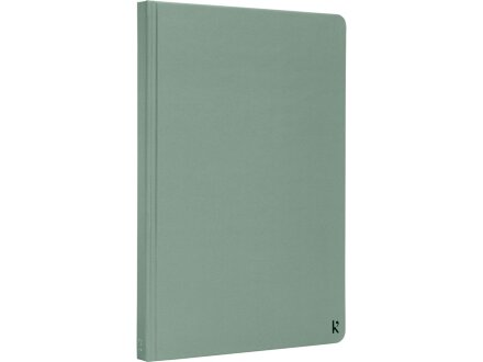 Блокнот в твердом переплете Karst формата A5, зеленый яркий