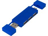 Mulan Двойной USB 2.0-хаб, синий Mulan Двойной USB 2.0-хаб, синий