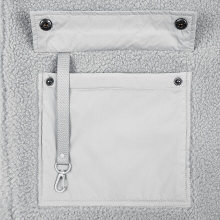 Куртка унисекс Oblako, светло-серая Куртка унисекс Oblako, светло-серая