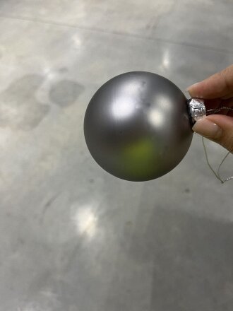 Оформительский шар Finery, 8 см, матовый серебристый Оформительский шар Finery, 8 см, матовый серебристый