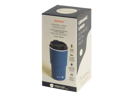 Вакуумная термокружка с керамическим покрытием Pick-Up, 650 мл, синий Вакуумная термокружка с керамическим покрытием Pick-Up, 650 мл, синий