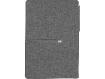 Блокнот А6 Write and stick с ручкой и набором стикеров, серый Блокнот А6 Write and stick с ручкой и набором стикеров, серый