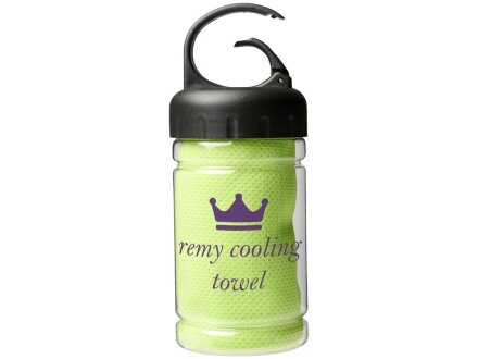 Охлаждающее полотенце Remy в ПЭТ-контейнере, лайм Охлаждающее полотенце Remy в ПЭТ-контейнере, лайм