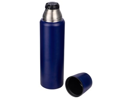 Термос с чашей и двойными медными стенками Stern, 1 л, темно-синий Термос с чашей и двойными медными стенками Stern, 1 л, темно-синий