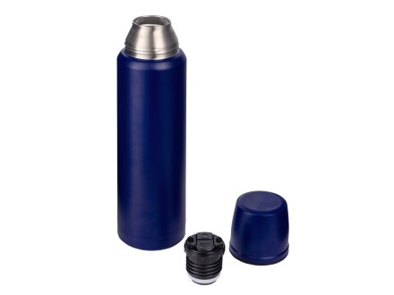 Термос с чашей и двойными медными стенками Stern, 1 л, темно-синий Термос с чашей и двойными медными стенками Stern, 1 л, темно-синий