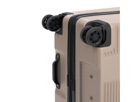 Чемодан TORBER Elton, песочный, ABS-пластик, 41 х 28 х 68 см, 64 л Чемодан TORBER Elton, песочный, ABS-пластик, 41 х 28 х 68 см, 64 л