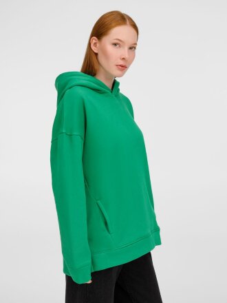 Худи оверсайз унисекс Tolla, зеленое Худи оверсайз унисекс Tolla, зеленое