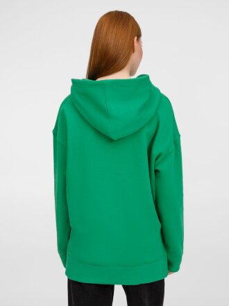 Худи оверсайз унисекс Tolla, зеленое Худи оверсайз унисекс Tolla, зеленое