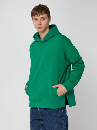 Худи оверсайз унисекс Tolla, зеленое Худи оверсайз унисекс Tolla, зеленое