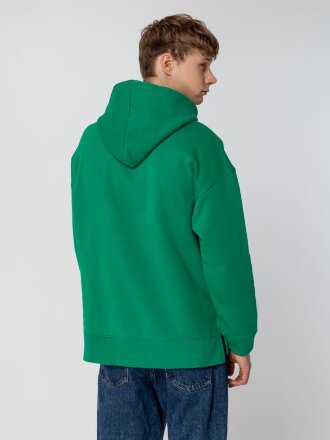 Худи оверсайз унисекс Tolla, зеленое Худи оверсайз унисекс Tolla, зеленое