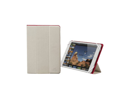 Универсальный чехол 3122 для планшетов 7-8, красный-белый Универсальный чехол 3122 для планшетов 7-8, красный-белый
