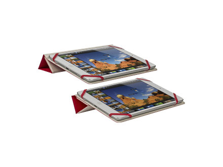 Универсальный чехол 3122 для планшетов 7-8, красный-белый Универсальный чехол 3122 для планшетов 7-8, красный-белый