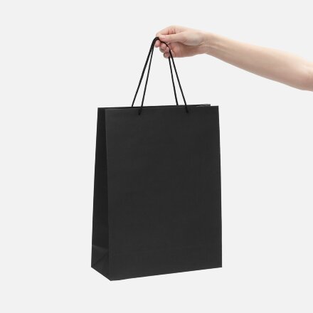 Пакет бумажный Porta XL, черный Пакет бумажный Porta XL, черный