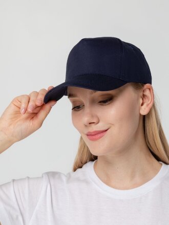 Бейсболка Promo, темно-синяя Бейсболка Promo, темно-синяя