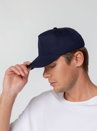 Бейсболка Promo, темно-синяя Бейсболка Promo, темно-синяя