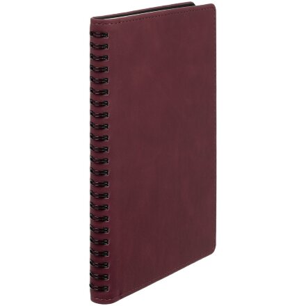 Ежедневник Spring Urban на заказ, недатированный, бордовый Ежедневник Spring Urban на заказ, недатированный, бордовый