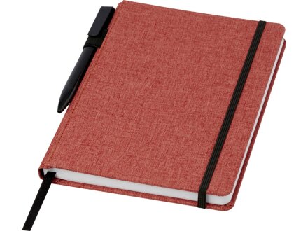 Блокнот Orin, формат А5, из переработанного ПЭТ, красный кирпичный Блокнот Orin, формат А5, из переработанного ПЭТ, красный кирпичный