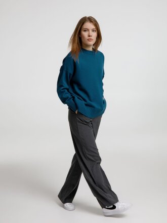 Джемпер оверсайз унисекс Stated в сумке, синий (морская волна) Джемпер оверсайз унисекс Stated в сумке, синий (морская волна)