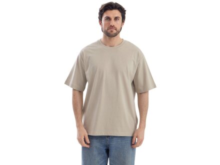 Футболка Kyoto из джерси 180 г/м2 с пич отделкой, унисекс, оливковый