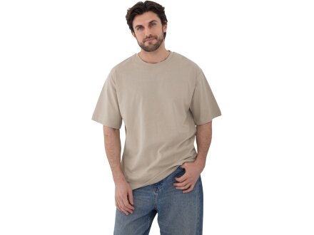 Футболка Kyoto из джерси 180 г/м2 с пич отделкой, унисекс, оливковый