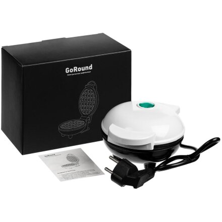 Электрическая вафельница GoRound, белая Электрическая вафельница GoRound, белая