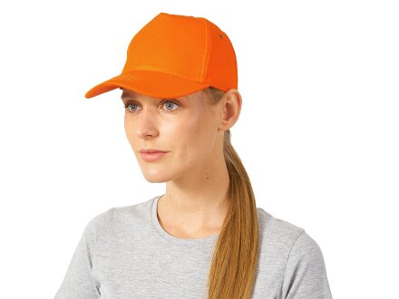 Бейсболка New York 5-ти панельная, оранжевый Бейсболка New York 5-ти панельная, оранжевый