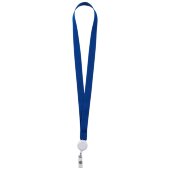 Лента для бейджа с ретрактором Retract, синяя Лента для бейджа с ретрактором Retract, синяя