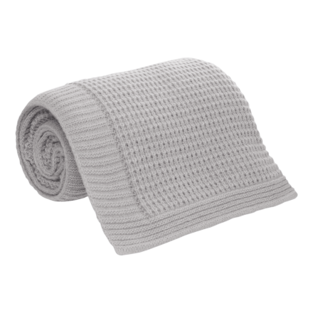 Плед Malta Soft вязаный, 160*90 см, серый