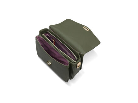 Сумка женская BUGATTI Ella, оливковая, полиуретан, 29х10х22 см Сумка женская BUGATTI Ella, оливковая, полиуретан, 29х10х22 см