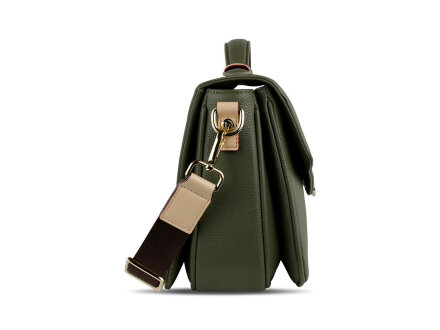 Сумка женская BUGATTI Ella, оливковая, полиуретан, 29х10х22 см Сумка женская BUGATTI Ella, оливковая, полиуретан, 29х10х22 см