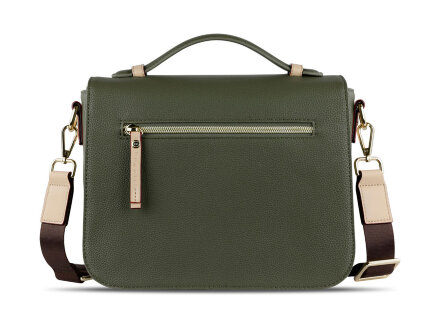 Сумка женская BUGATTI Ella, оливковая, полиуретан, 29х10х22 см Сумка женская BUGATTI Ella, оливковая, полиуретан, 29х10х22 см