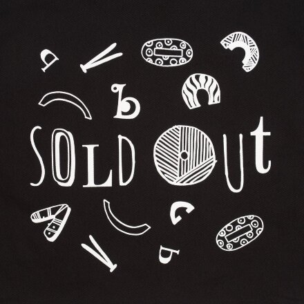 Холщовая сумка Sold Out, черная Холщовая сумка Sold Out, черная